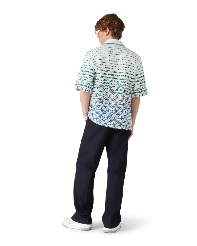 Casablanca Monogram Gradient Towelling Short Sleeve Shirt | Casablanca Paris