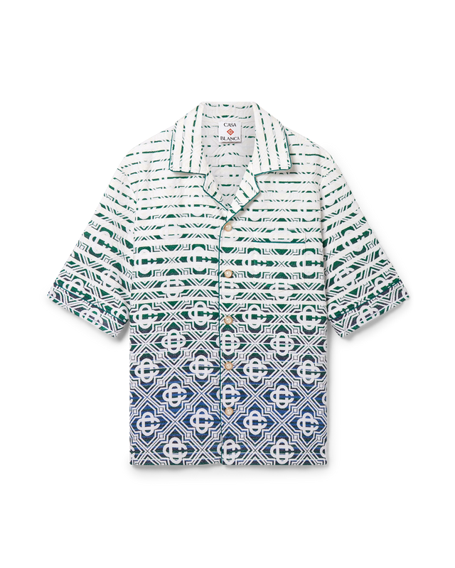 casablanca Monogram Gradient Towelling Short Sleeve Shirt | Casablanca Paris