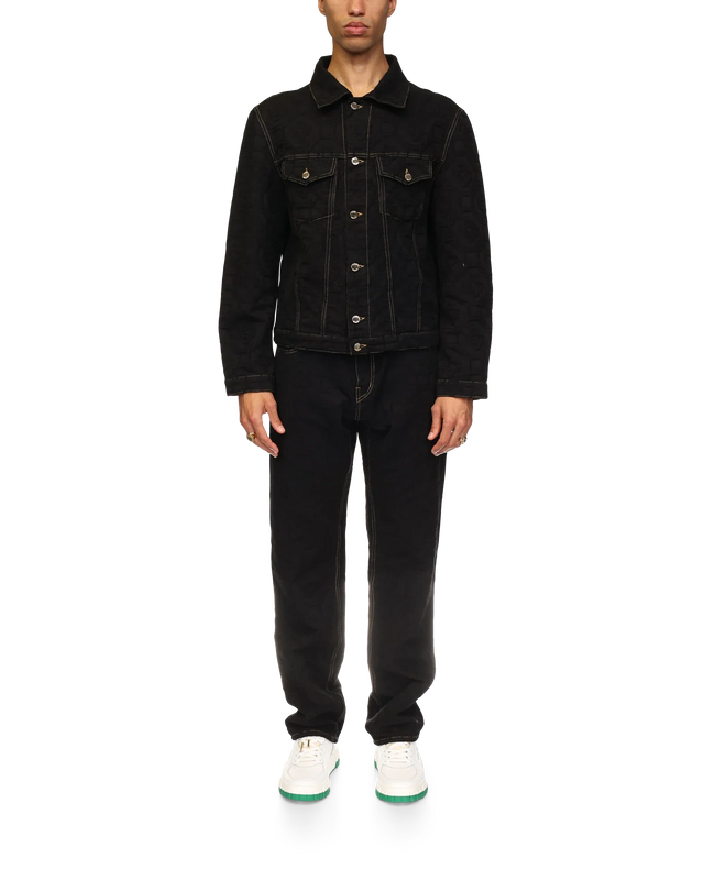 Casablanca Monogram Jacquard Denim Jacket | Casablanca Paris