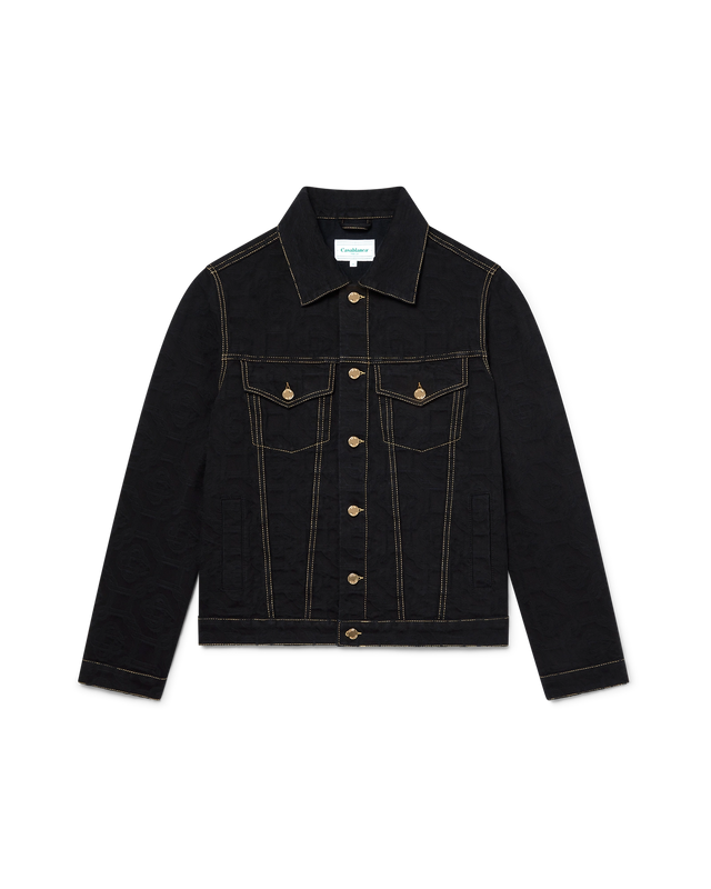 casablanca Monogram Jacquard Denim Jacket | Casablanca Paris