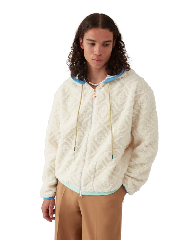 Casablanca Monogram Jacquard Fleece Jacket– Casablanca