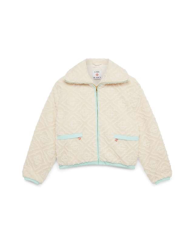 casablanca Monogram Jacquard Fleece Jacket– Casablanca