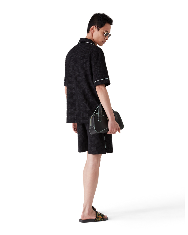 Casablanca Monogram Jacquard Short-Sleeve Towelling Shirt– Casablanca