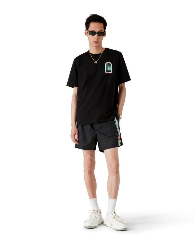 Casablanca Monogram Jacquard Stripe Swim Shorts– Casablanca