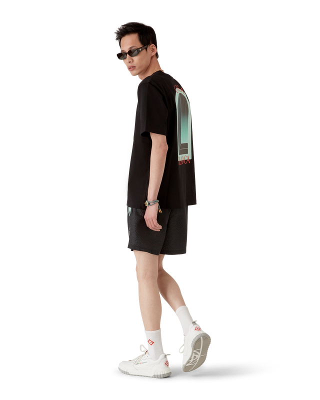 Casablanca Monogram Jacquard Stripe Swim Shorts– Casablanca