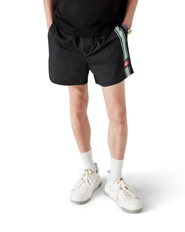 Casablanca Monogram Jacquard Stripe Swim Shorts– Casablanca