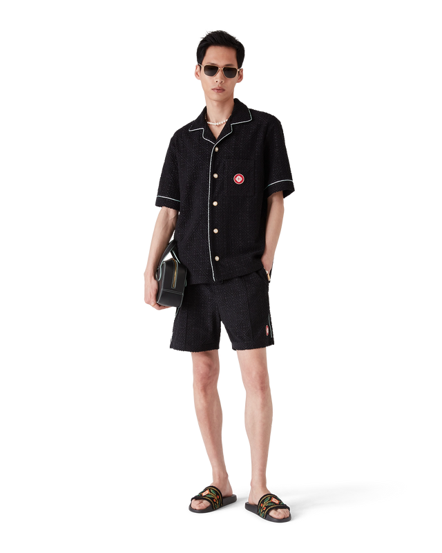 Casablanca Monogram Jacquard Towelling Shorts– Casablanca
