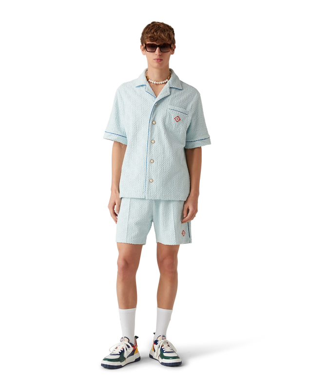 Casablanca Monogram Towelling Short Sleeve Shirt | Casablanca Paris