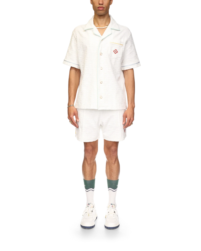Casablanca Monogram Towelling Short Sleeve Shirt | Casablanca Paris