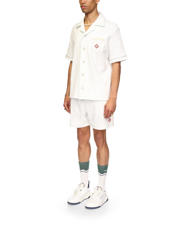 Casablanca Monogram Towelling Short Sleeve Shirt | Casablanca Paris