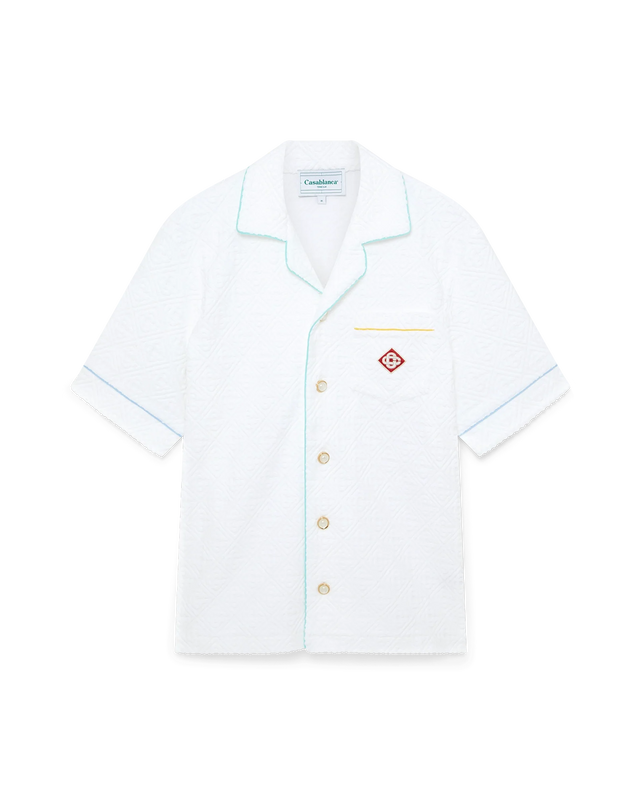 casablanca Monogram Towelling Short Sleeve Shirt | Casablanca Paris