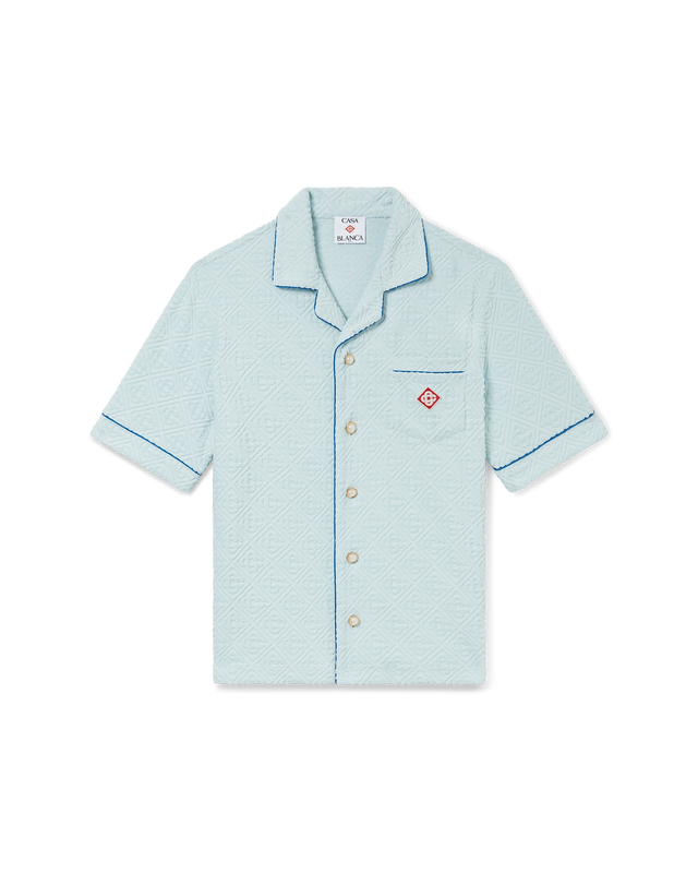 casablanca Monogram Towelling Short Sleeve Shirt | Casablanca Paris