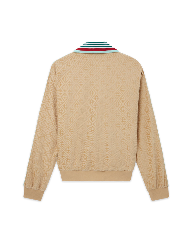 Casablanca Monogram Velour Shacket | Casablanca Paris