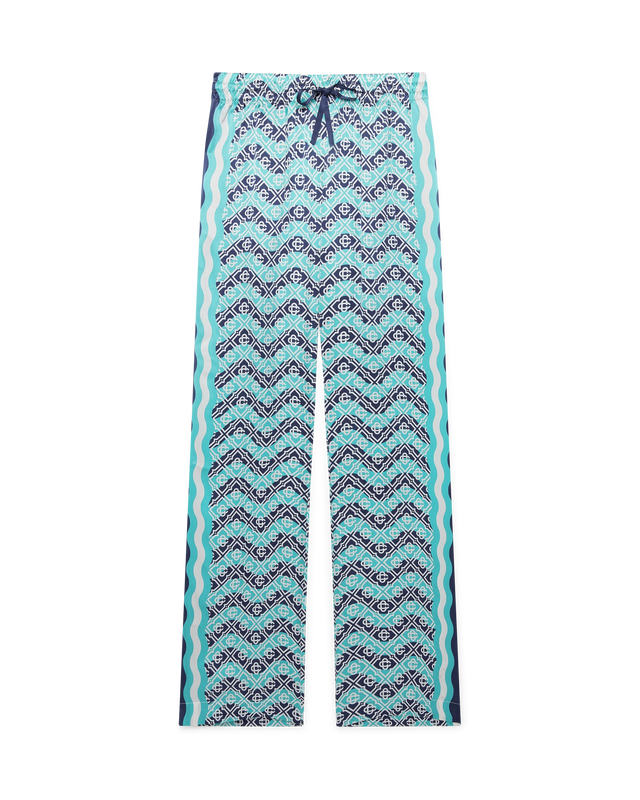 casablanca Monogram Wave Silk Trousers | Casablanca Paris