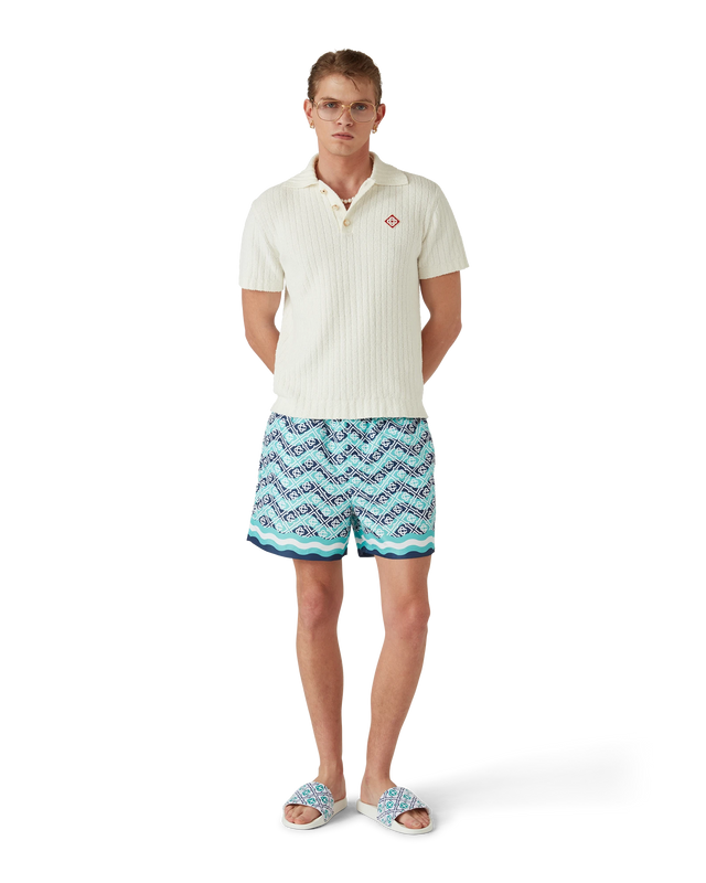 Casablanca Monogram Wave Swim Shorts | Casablanca Paris