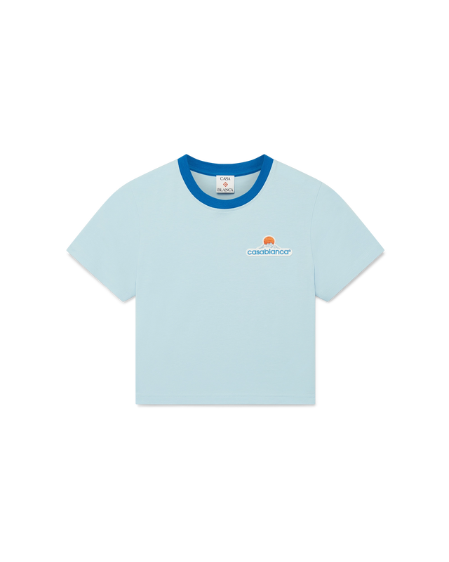 casablanca Montagne Cropped T-Shirt | Casablanca Paris