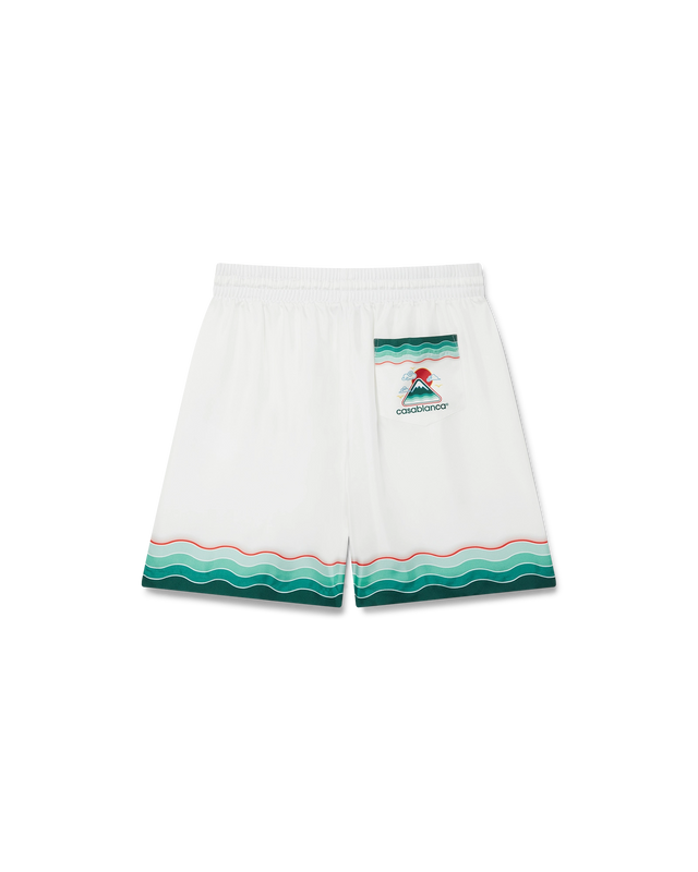 casablanca Montagne Ondulee Silk Shorts | Casablanca Paris