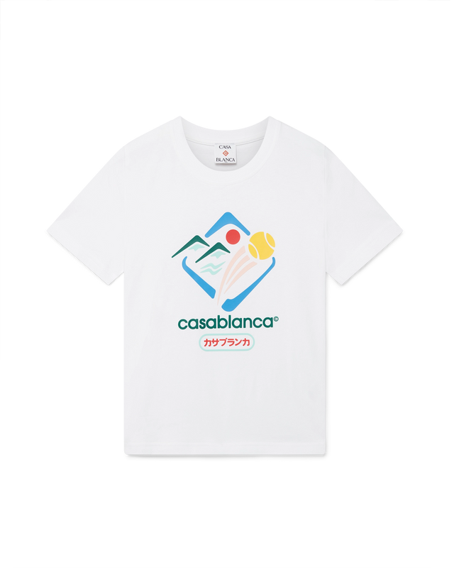 casablanca Montagne Sportif Cropped T-Shirt | Casablanca Paris