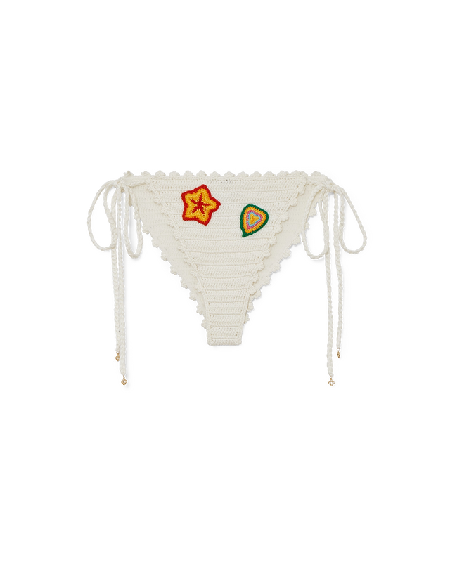 casablanca Motif Crochet Bikini Bottoms | Casablanca Paris