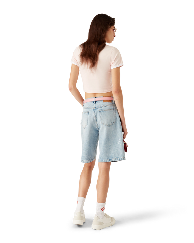 Casablanca Mushroom Emblem Cropped T-Shirt | Casablanca Paris