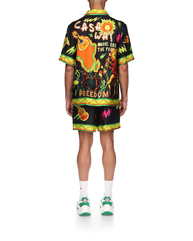 Casablanca Music For The People Silk Shirt | Casablanca Paris