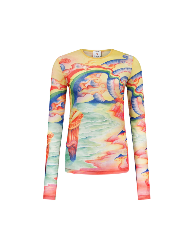 casablanca Nature's Teacher Mesh Top | Casablanca Paris