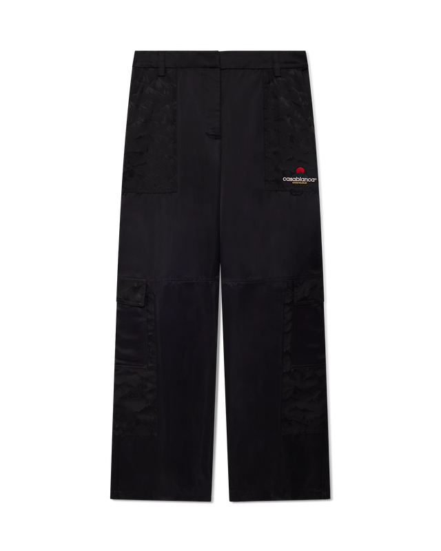 casablanca Nylon And Satin Mountain Camo Cargo Trousers– Casablanca