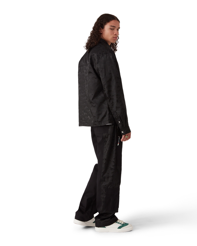 Casablanca Nylon Mountain Short-Sleeve Camo Zip Shirt– Casablanca