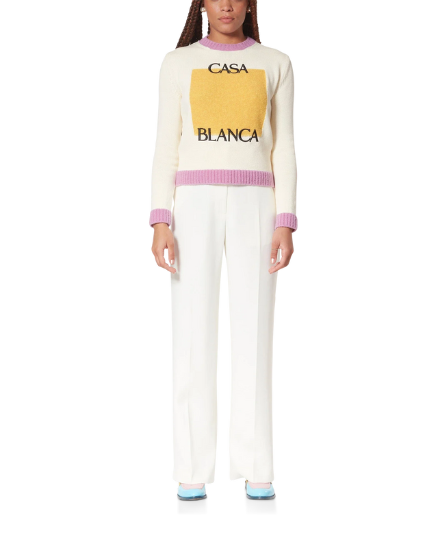 Casablanca Off White Casa Knit Sweater | Casablanca Paris