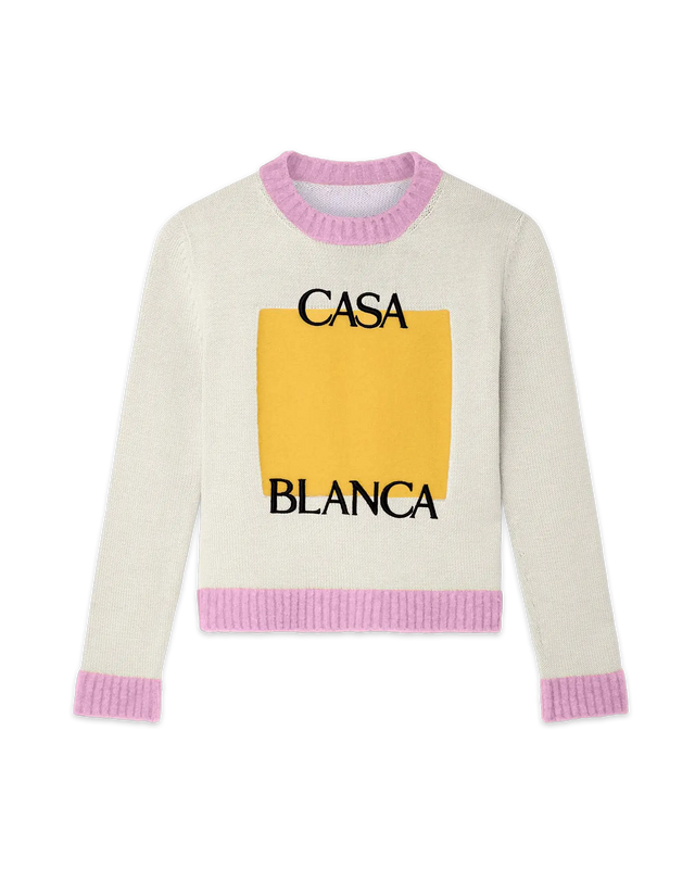 casablanca Off White Casa Knit Sweater | Casablanca Paris