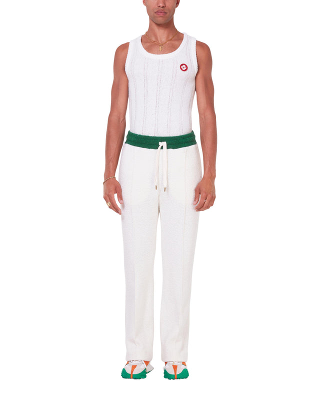 Casablanca Off-White Cashmere Colour Block Sweatpants | Casablanca Paris
