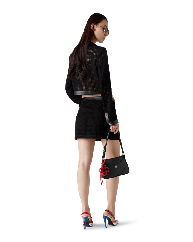 Casablanca Open Weave Tailored Mini Skirt– Casablanca