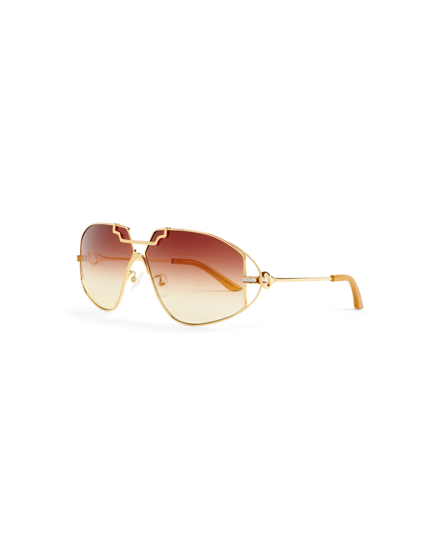 casablanca Orange & Gold The Avenida Sunglasses | Casablanca Paris
