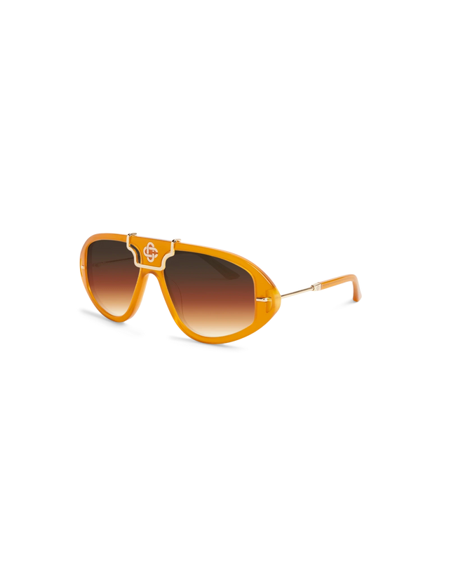 casablanca Orange & Gold The Hacienda Sunglasses | Casablanca Paris