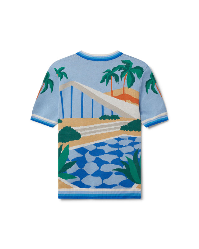 Casablanca Palm Springs Court Polo Shirt | Casablanca Paris