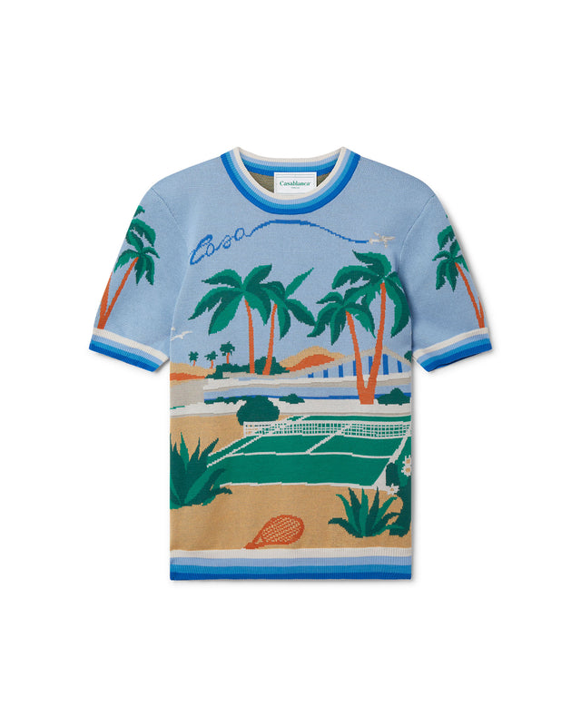 casablanca Palm Springs Court Polo Shirt | Casablanca Paris