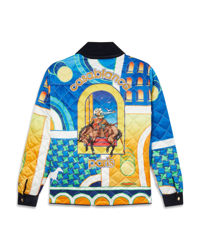 Casablanca Paysage Quilted Hunting Jacket | Casablanca Paris