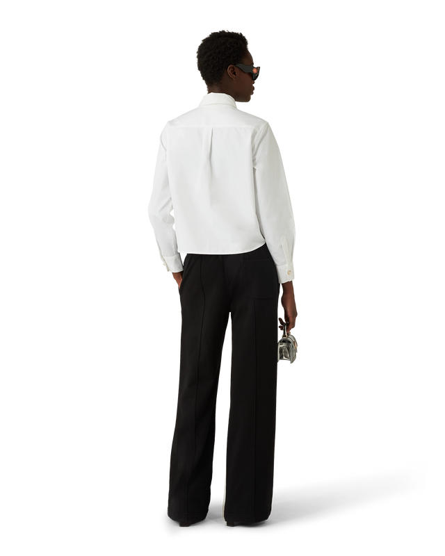 Casablanca Pearl Diamond Patch Cotton Shirt | Casablanca Paris