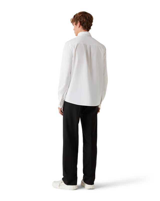 Casablanca Pearl Diamond Patch Cotton Shirt | Casablanca Paris