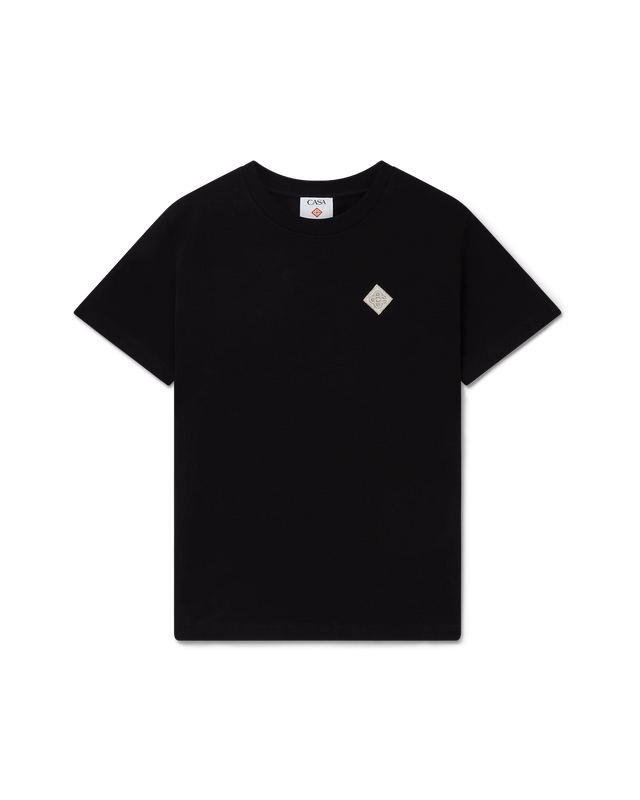 casablanca Pearl Diamond Patch Short-Sleeve T-Shirt– Casablanca