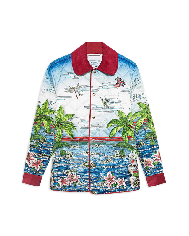 casablanca Ping Pong Club Sunrise Quilted Jacket– Casablanca