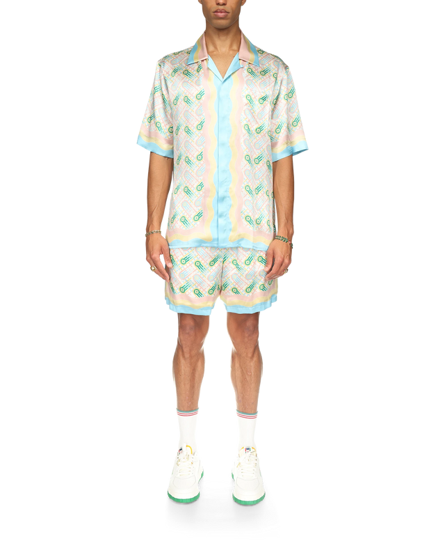 Casablanca Ping Pong Short Sleeve Silk Shirt | Casablanca Paris