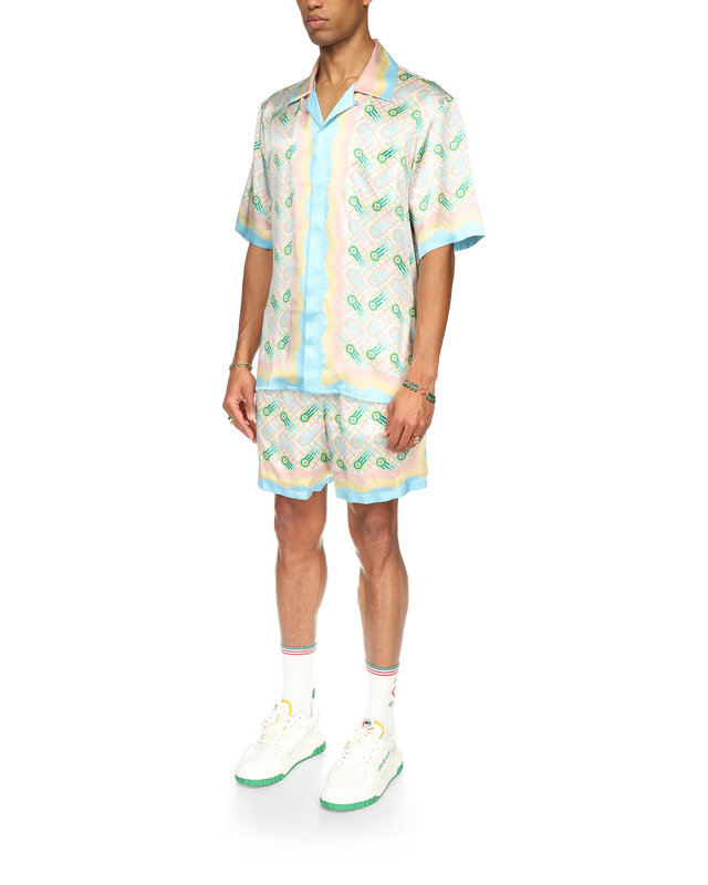 Casablanca Ping Pong Short Sleeve Silk Shirt | Casablanca Paris