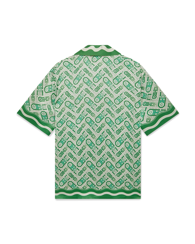 casablanca Ping Pong Short-Sleeve Silk Shirt– Casablanca