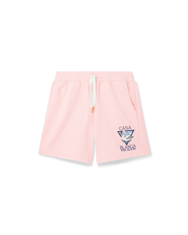 casablanca Pink Casablanca Par Avion Sweatshorts | Casablanca Paris