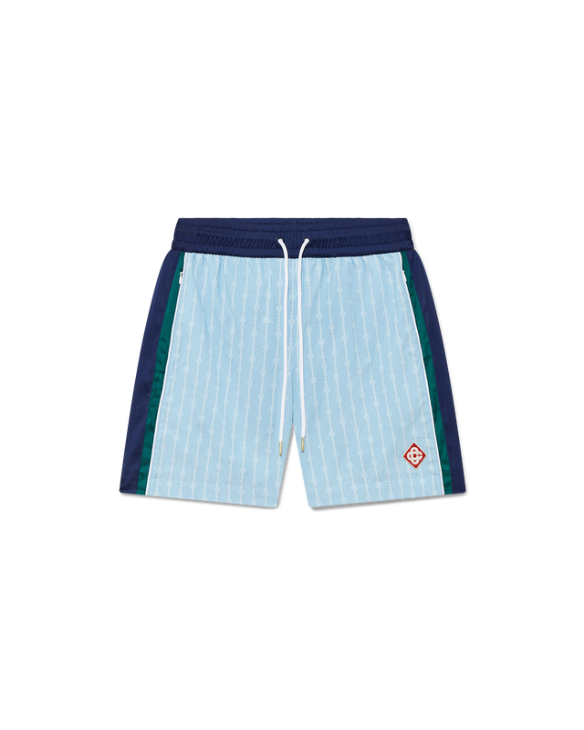 casablanca Pinstripe Laurel Track Shorts | Casablanca Paris