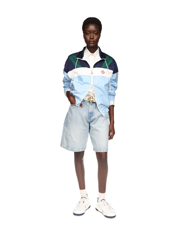 Casablanca Pinstripe Nylon Track Jacket | Casablanca Paris