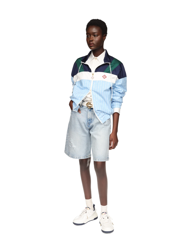 Casablanca Pinstripe Nylon Track Jacket | Casablanca Paris