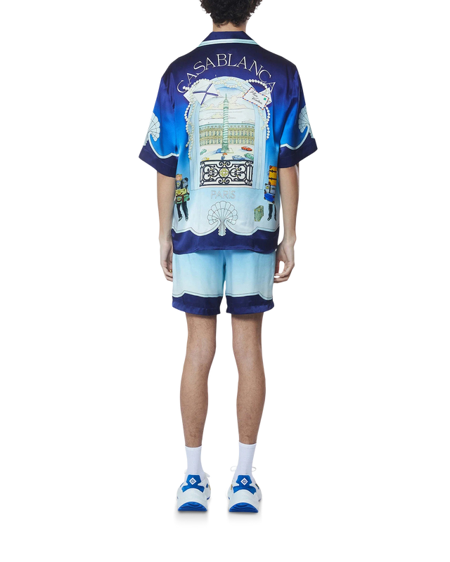 Casablanca Place Vendome Silk Shorts | Casablanca Paris