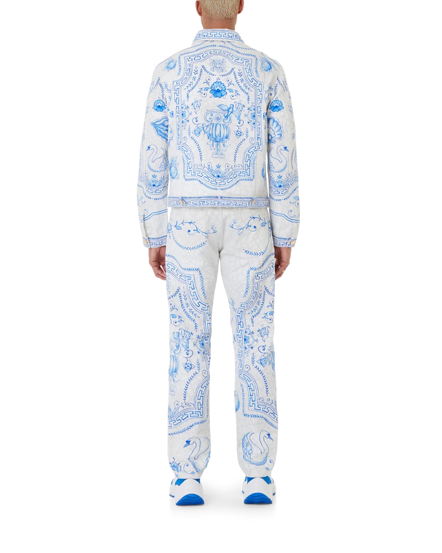 Casablanca Plat A Dessert Blanc Classic Denim Jacket | Casablanca Paris